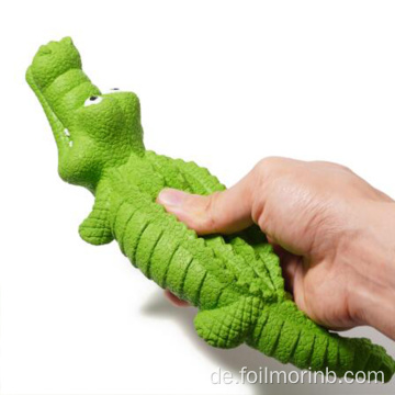 Krokodilförmiges Hunde-Quetschspielzeug Langlebiges Haustierspielzeug
